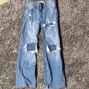 Abercrombie Kids Light Blue High Rise Jeans